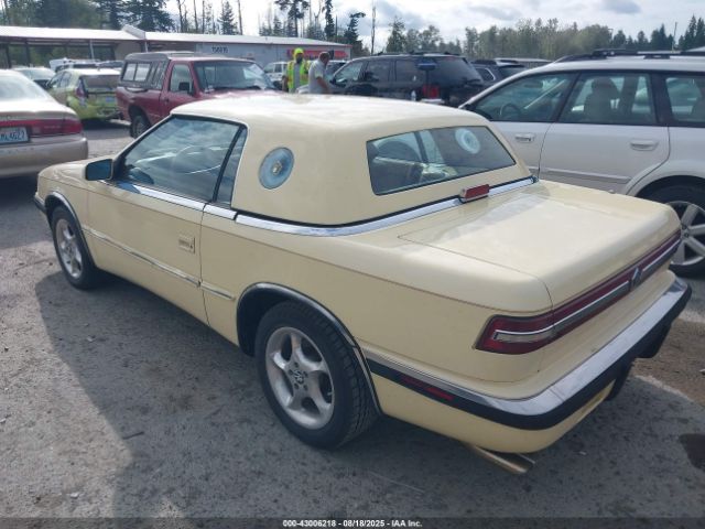 1989 CHRYSLER TC ZC2FP1102KB201247 Photo 2