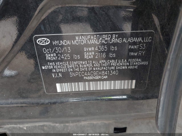 Hyundai gamma 2014 5NPEC4AC9EH841340 Image 9