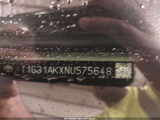 4T1G31AKXNU575648 Toyota a25a-fxs, 3nm