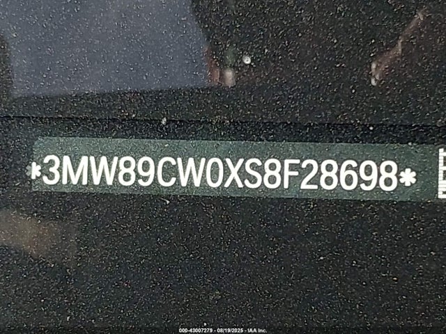 3MW89CW0XS8F28698 BMW 2025