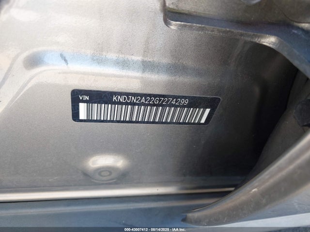 KNDJN2A22G7274299 KIA gdi gamma