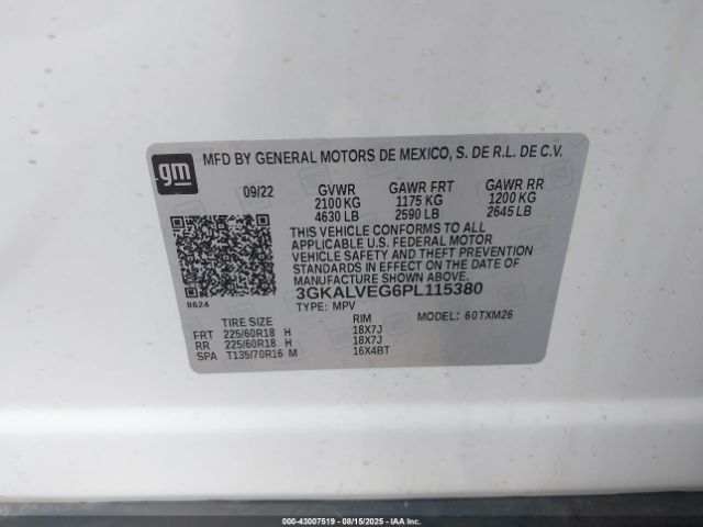 2023 GMC TERRAIN 3GKALVEG6PL115380 Photo 8