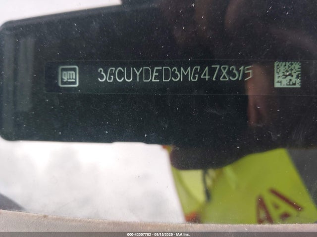 3GCUYDED3MG478315 Chevrolet l84 - di, alum, gen 5, var 2