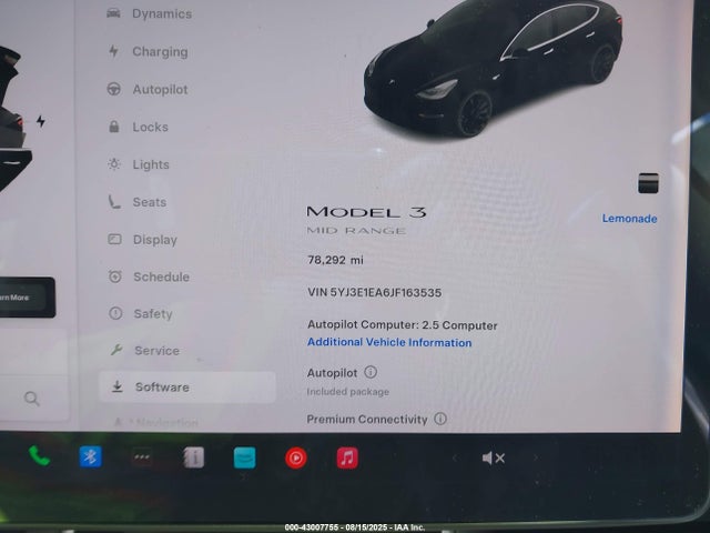 2018 TESLA MODEL 3 5YJ3E1EA6JF163535 Photo 6