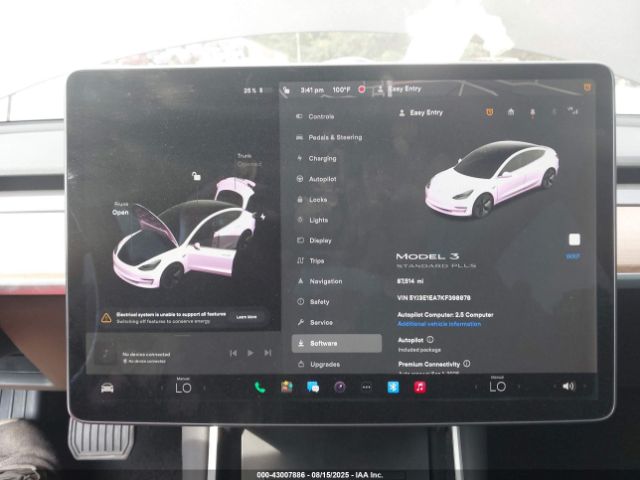 2019 TESLA MODEL 3 5YJ3E1EA7KF398978 Photo 6