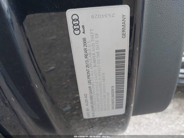 2018 AUDI A5 WAU2NGF52JN020919 Photo 8