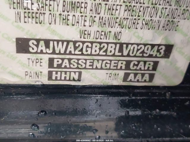 2011 JAGUAR XJ SAJWA2GB2BLV02943 Photo 8