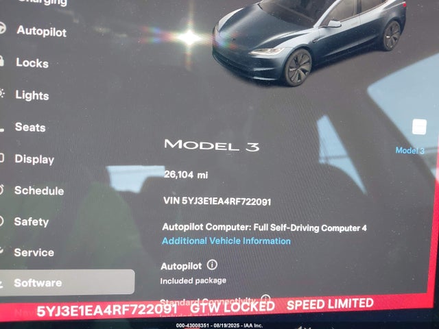 2024 TESLA MODEL 3 5YJ3E1EA4RF722091 Photo 6