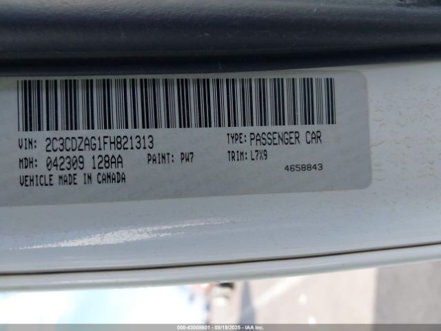 2015 DODGE CHALLENGER 2C3CDZAG1FH821313 Photo 8