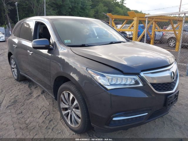 2014 ACURA MDX 5FRYD4H46EB042668 Photo 0
