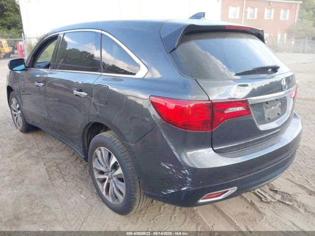 2014 ACURA MDX 5FRYD4H46EB042668 Photo 2