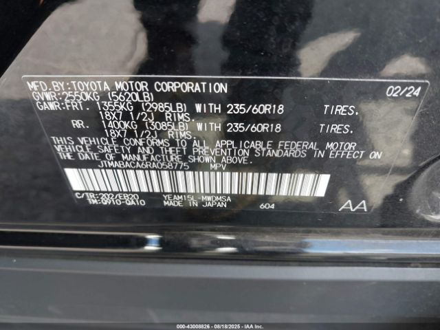 2024 TOYOTA BZ4X JTMABACA6RA058775 Photo 8