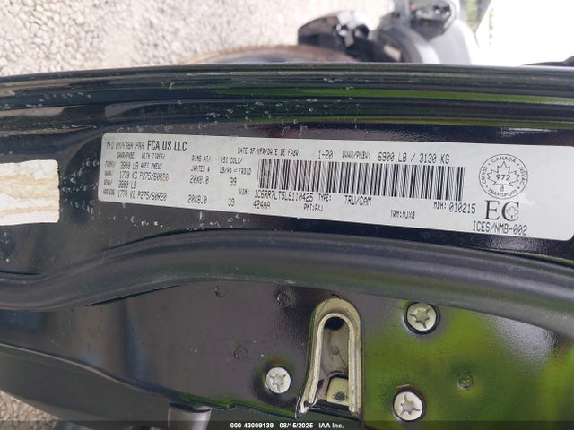 RAM 1500 2020 1C6RR7LT5LS110425 Image 9