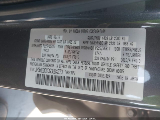 JM3KE2CY0G0854270 Mazda py