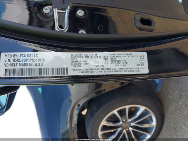 2023 JEEP WAGONEER 1C4SJVDP1PS513010 Photo 8