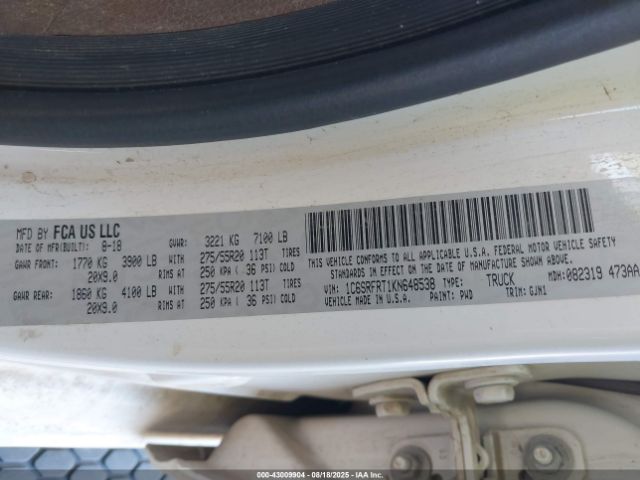 2019 RAM 1500 1C6SRFRT1KN648538 Photo 8