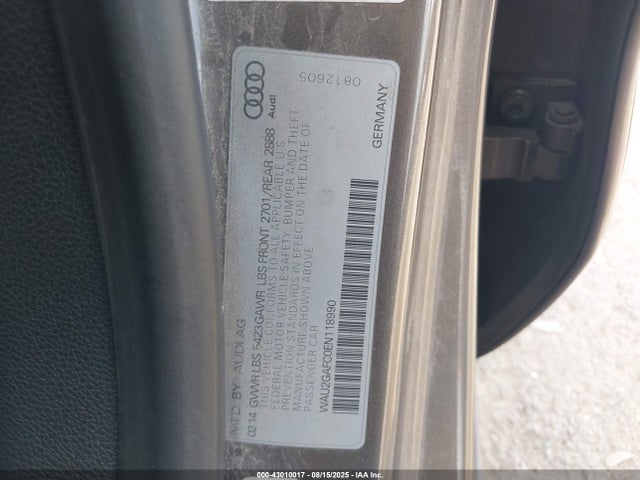 2014 AUDI A7 WAU2GAFC0EN118990 Photo 8