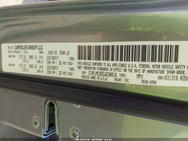 Jeep Cherokee 2014 1C4PJMCB5EW230816 Image 9