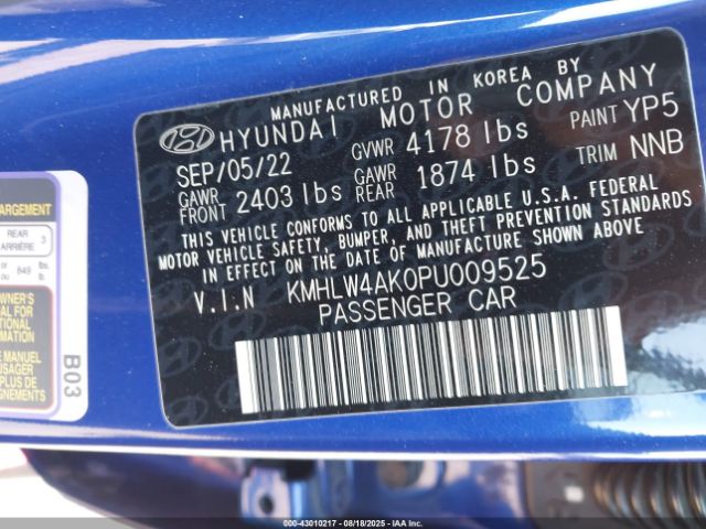 2023 HYUNDAI ELANTRA N KMHLW4AK0PU009525 Photo 8