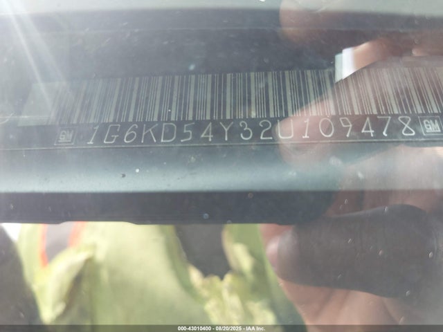 2002 CADILLAC DEVILLE 1G6KD54Y32U109478 Photo 8