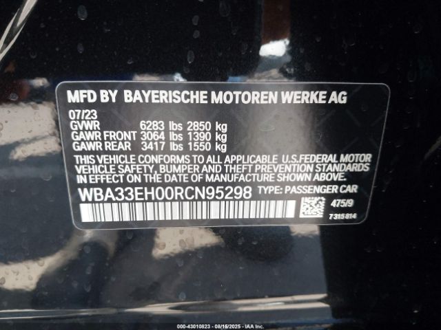 2024 BMW 740 WBA33EH00RCN95298 Photo 8