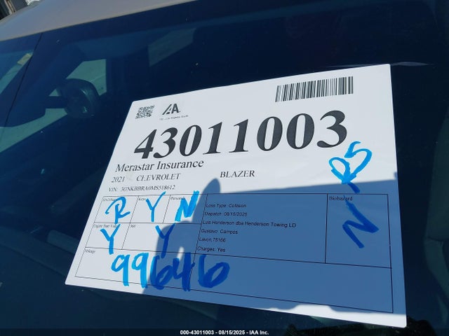 Chevrolet lcv 2021 3GNKBBRA0MS518612 Image 18