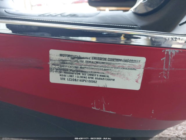LC2DBJ145PC100362 Kymco Usa Inc 2023