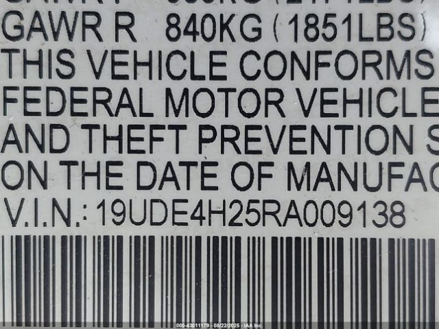 2024 ACURA INTEGRA 19UDE4H25RA009138 Photo 8