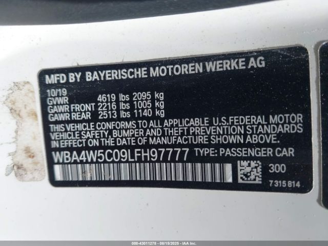 2020 BMW 430I WBA4W5C09LFH97777 Photo 8