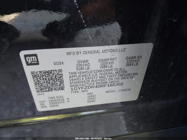 2024 CADILLAC XT4 1GYFZDR40RF160302 Photo 8
