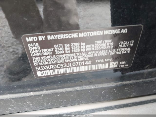 2018 BMW X5 5UXKR0C53JL070144 Photo 8