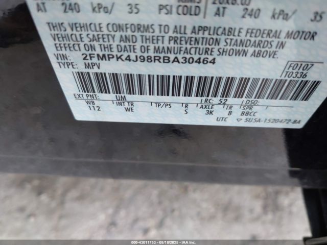 2024 FORD EDGE 2FMPK4J98RBA30464 Photo 8