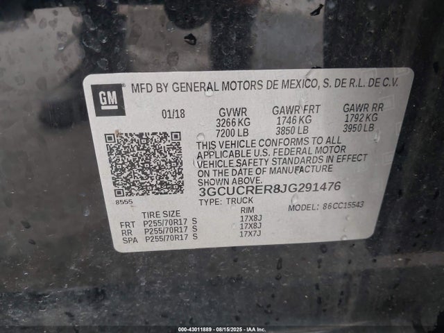 Chevrolet Silverado 1500 1lt 2018 3GCUCRER8JG291476 Image 25
