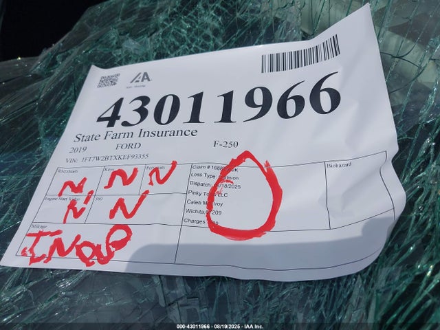 Ford 2019 2019 1FT7W2BTXKEF93355 Image 7