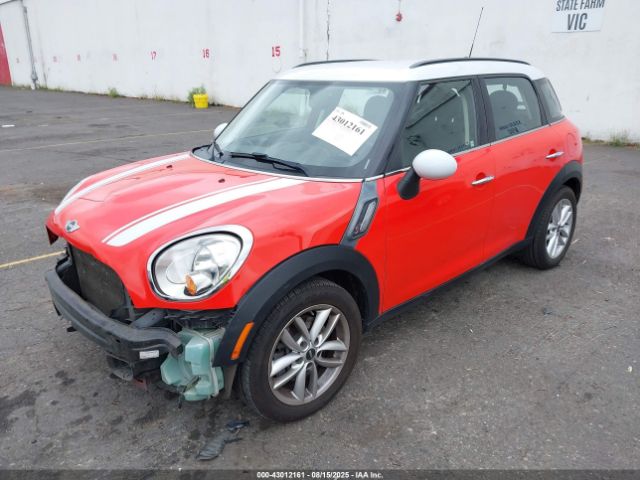 2012 MINI COOPER S COUNTRYMAN WMWZC3C50CWL87848 Photo 1