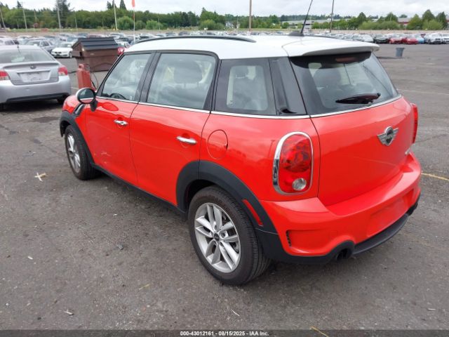 2012 MINI COOPER S COUNTRYMAN WMWZC3C50CWL87848 Photo 2