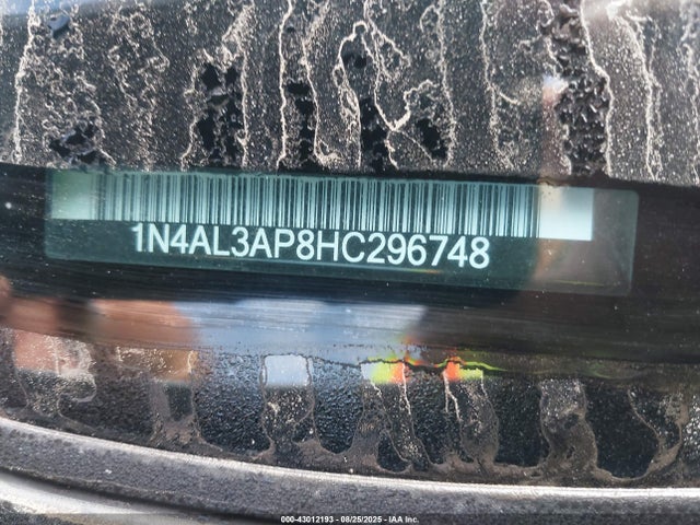 Aukcja sprzedaży 2017 Nissan Altima 2.5 S, vin: 1N4AL3AP8HC296748, numer aukcji: 43012193