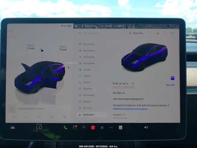 2022 TESLA MODEL Y 7SAYGDEFXNF462757 Photo 6