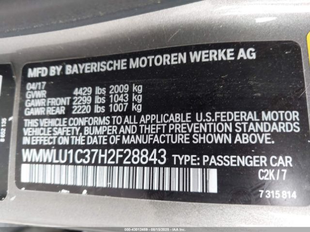 2017 MINI CLUBMAN WMWLU1C37H2F28843 Photo 8