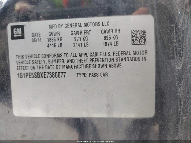 1G1PE5SBXE7380077 Chevrolet LUV