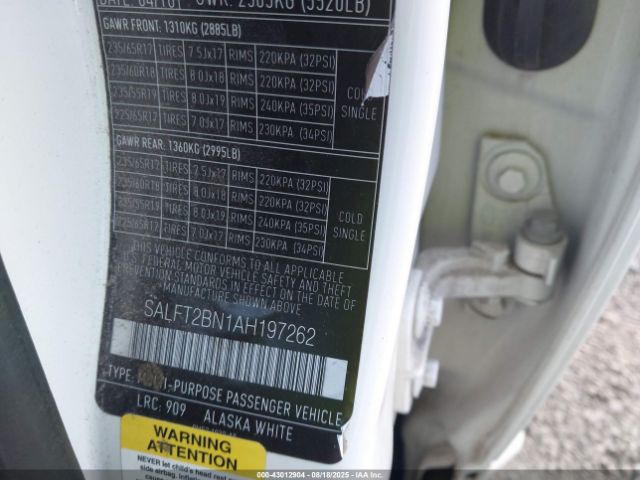 2010 LAND ROVER LR2 SALFT2BN1AH197262 Photo 8