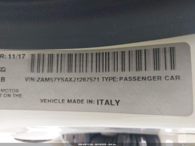 2018 MASERATI GHIBLI ZAM57YSAXJ1287571 Photo 8