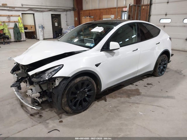 2021 TESLA MODEL Y 5YJYGDEEXMF107980 Photo 1