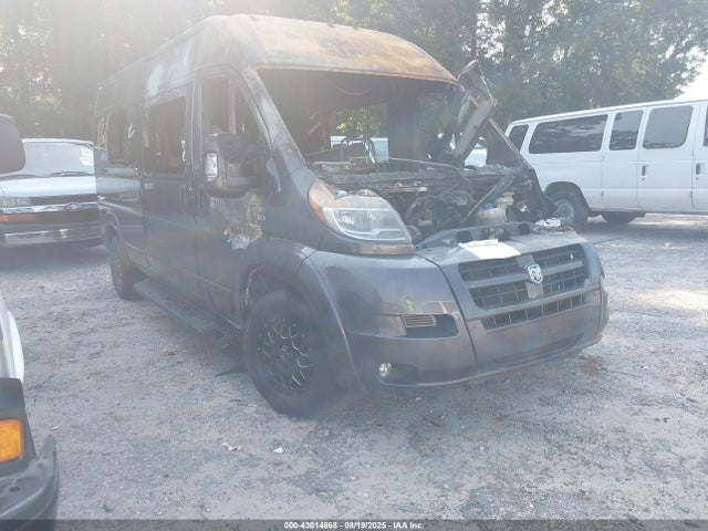 43014868 :رقم المزاد ، 3C6TRVPG4FE508692 vin ، 2015 Ram Promaster 2500 Window Van High Roof مزاد بيع
