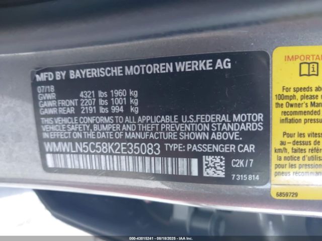 2019 MINI CLUBMAN WMWLN5C58K2E35083 Photo 8