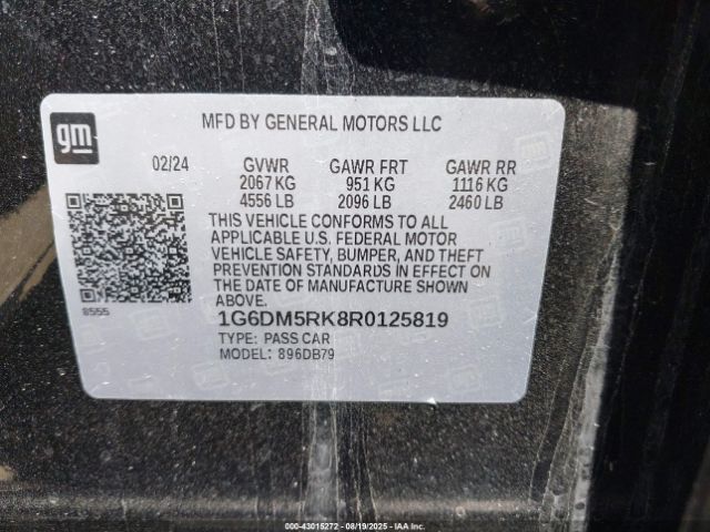 2024 CADILLAC CT5 1G6DM5RK8R0125819 Photo 8