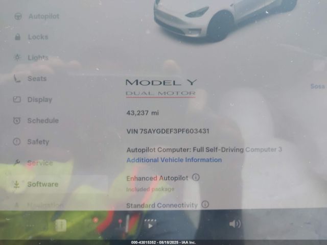 2023 TESLA MODEL Y 7SAYGDEF3PF603431 Photo 6