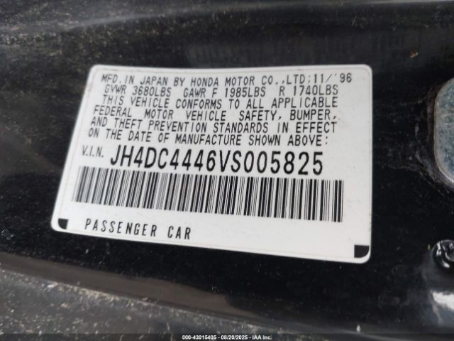 1997 ACURA INTEGRA JH4DC4446VS005825 Photo 8