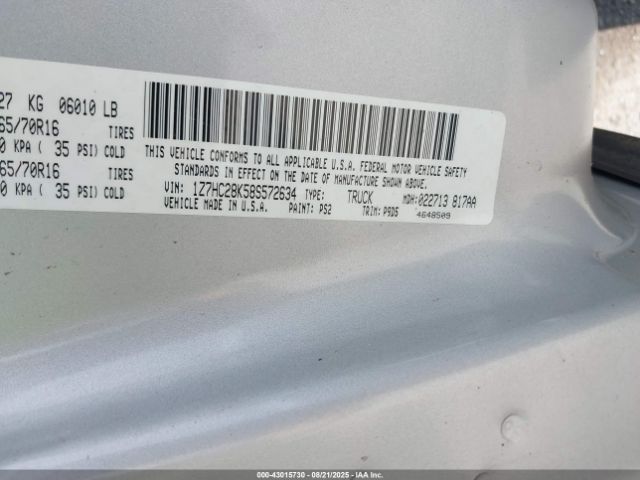 2008 MITSUBISHI RAIDER 1Z7HC28K58S572634 Photo 8