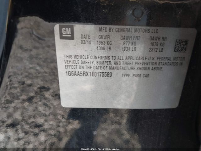 2014 CADILLAC ATS 1G6AA5RX1E0175589 Photo 8